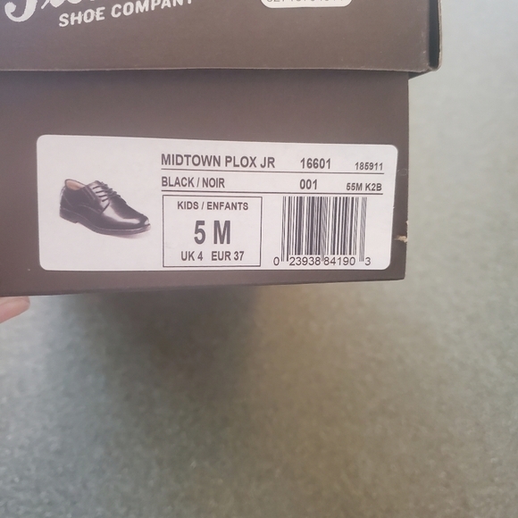 Florsheim Midtown Plox Jr. Black Sz. 5 Dress Shoes - Picture 8 of 10